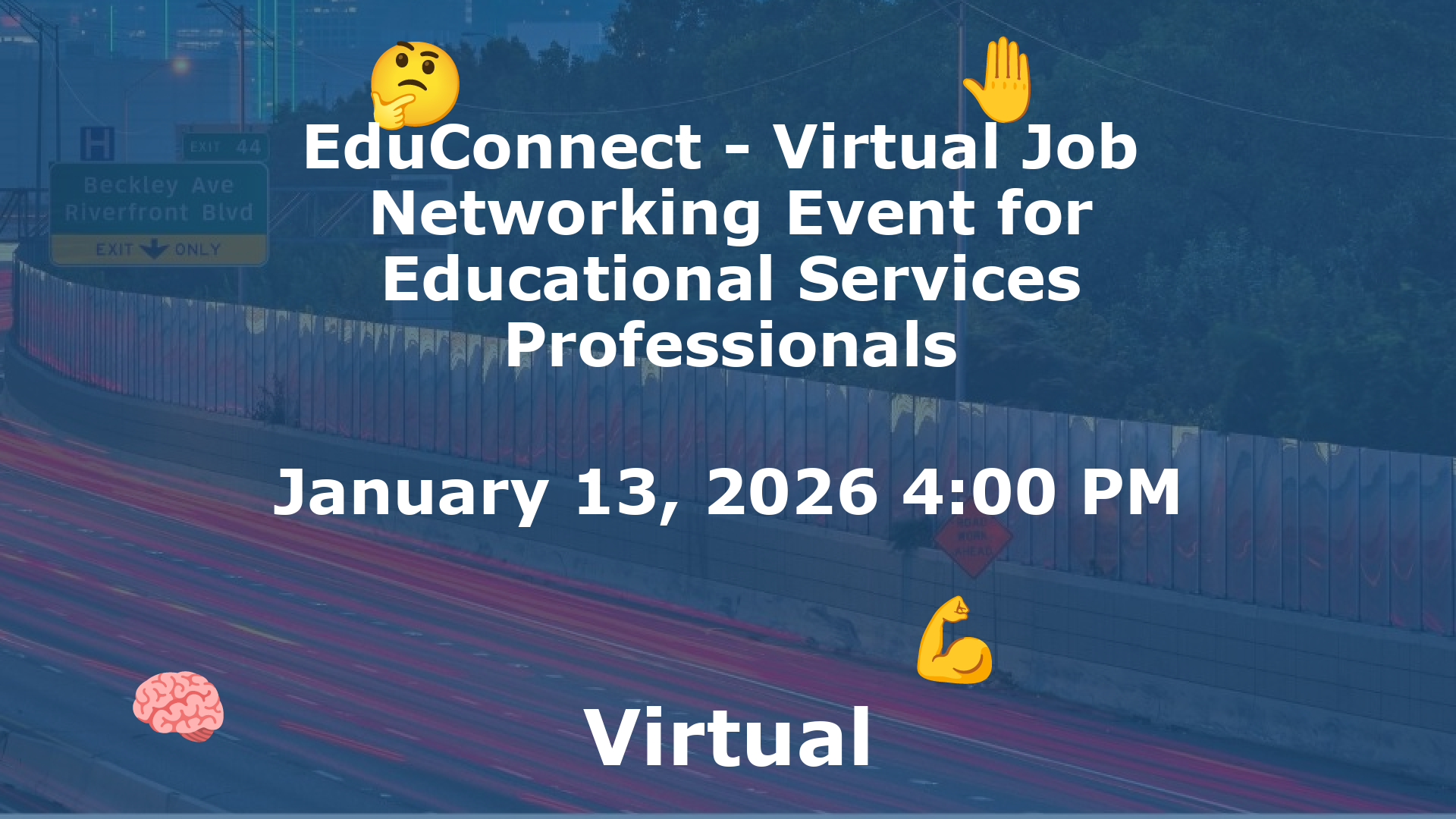 EduConnect - Virtual Job  Networking Event for Educational Services Professionals event image